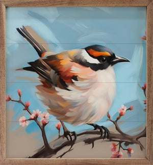 Bird On Skinny Branch